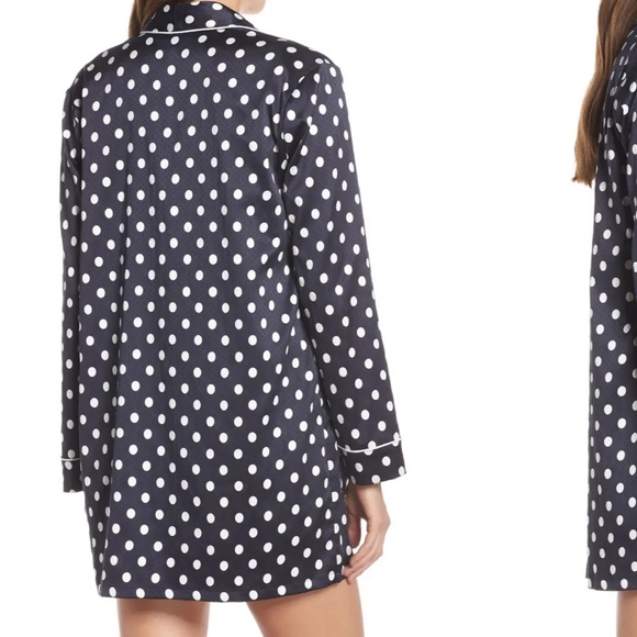 Something Navy Woven Blazer - Polka Dot - Picture 4 of 6